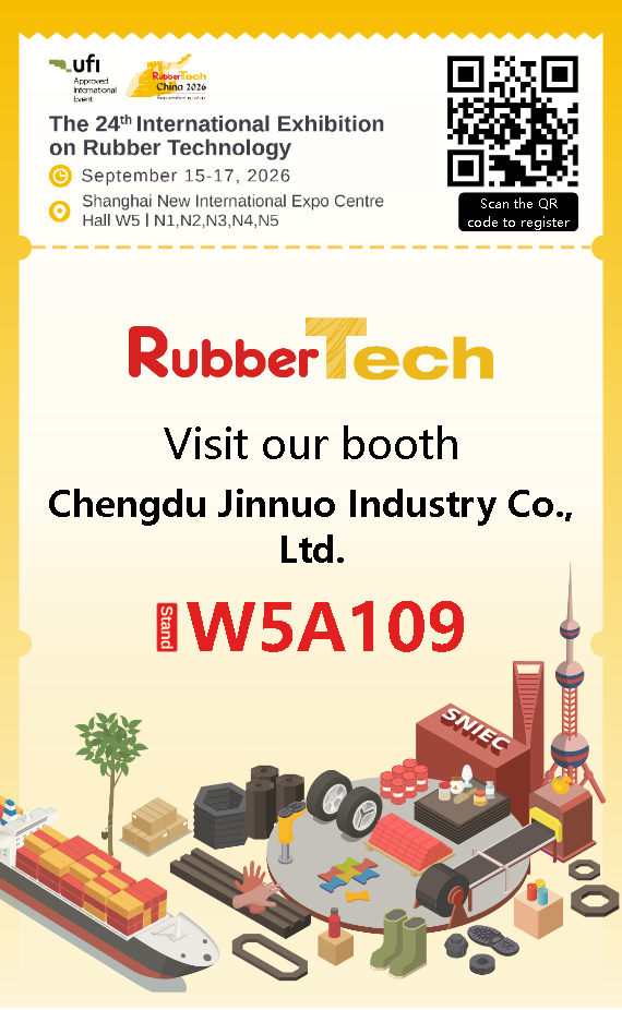 welcome to visit us at the 24th international exhibition on rubber technology in Sep. 15-17, 2026 welcome to visit us at the 24th international exhibition on rubber technology in Sep. 15-17, 2026